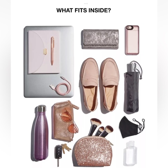 Michael Kors Signature Carter Large Open Tote Bright White Multi EUC - Picture 3 of 5